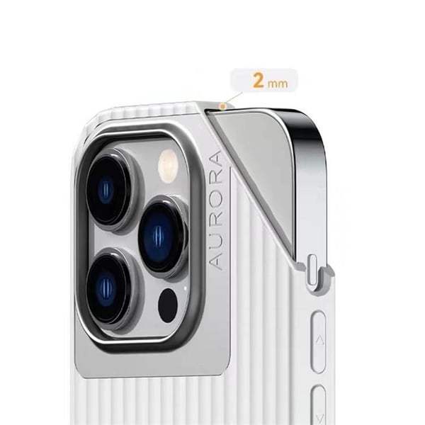 Mobilskal till iPhone 14 Pro Max Aurora Stripes - Grön
