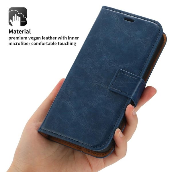 iPhone 15 Pro Plånboksfodral 2-in-1 Detachable - Blå