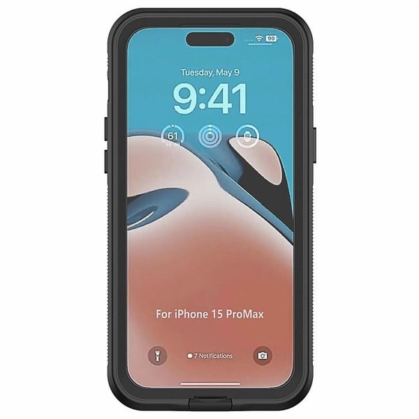 Mobilskal till iPhone 15 Pro Max IP68 Vattentätt - Svart