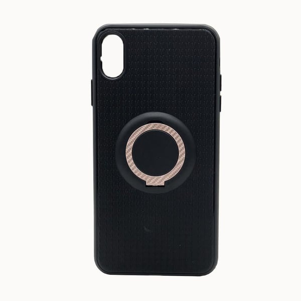 Praktiskt Skyddsskal med Ringhållare för iPhone XS Max