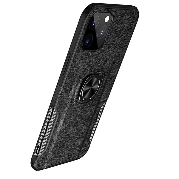 Professionellt Smidigt Skal med Ringhållare - iPhone 12 Pro