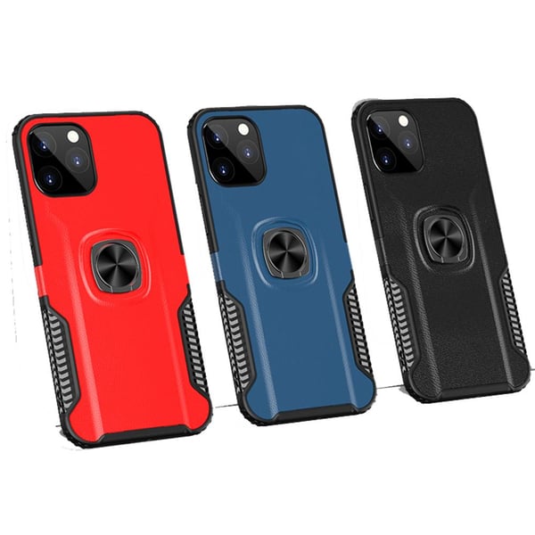 Professionellt Smidigt Skal med Ringhållare - iPhone 12 Pro