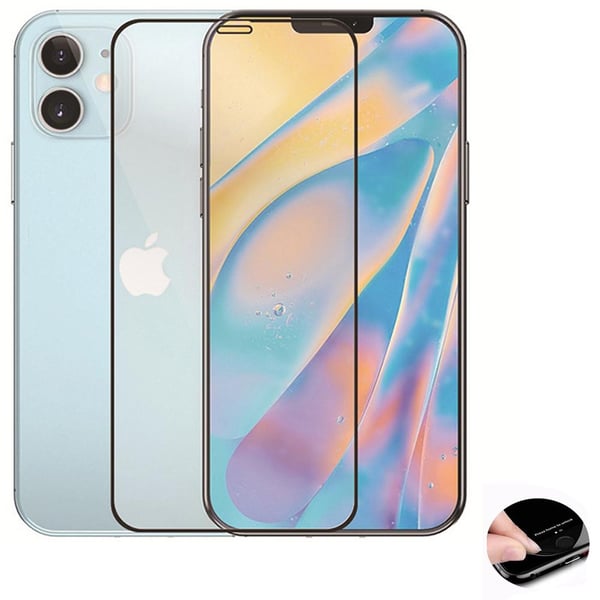 2-PACK Skärmskydd Carbon-fiber 9H 0,3mm iPhone 12 Pro