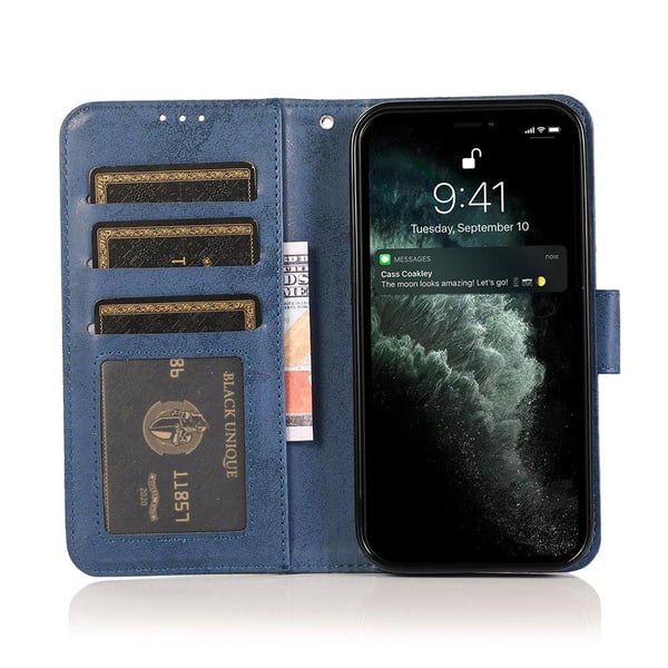 Smidigt Dubbelfunktion Plånboksfodral LEMAN - iPhone 12