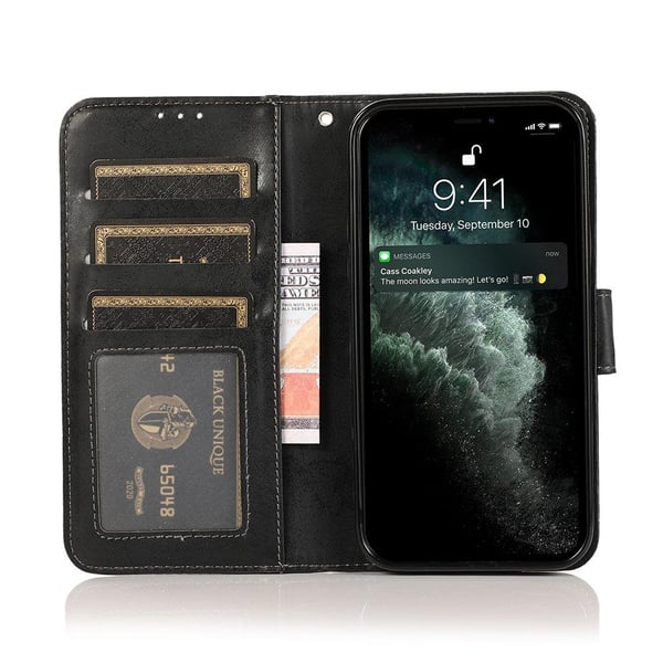 Smidigt Dubbelfunktion Plånboksfodral LEMAN - iPhone 12