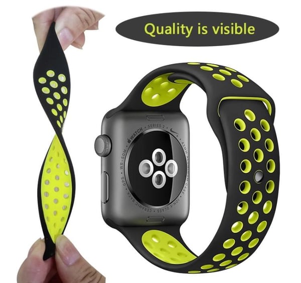 Apple Watch 42mm - Praktiska Silikonarmband från NORTH EDGE