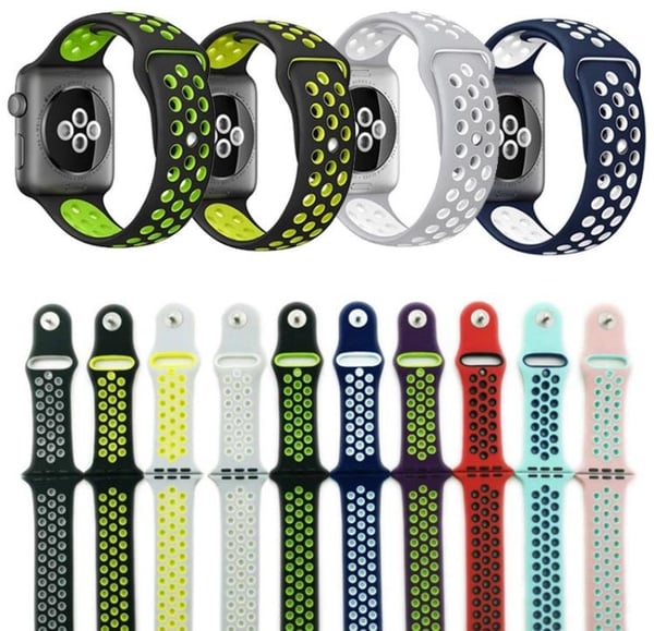 Apple Watch 42mm - HUTECHs Stillfulla Silikonarmband ORGINAL