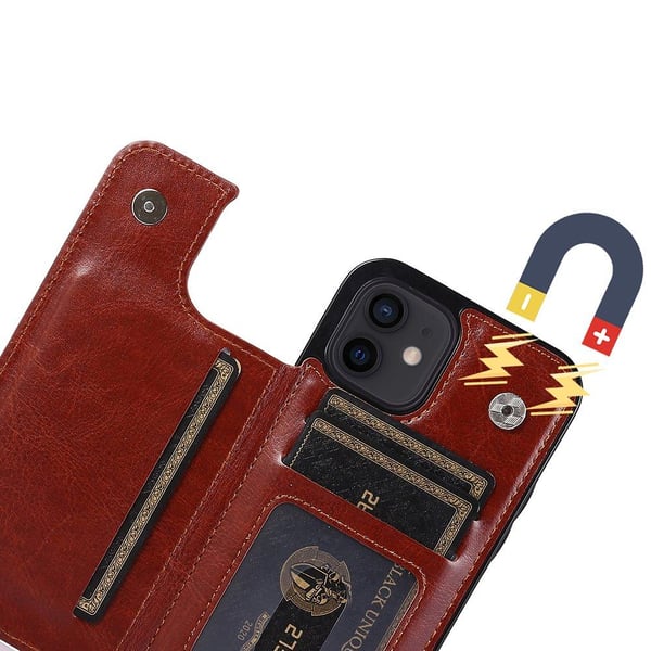Genomtänkt Nkobee Skal med Kortfack - iPhone 12 Mini