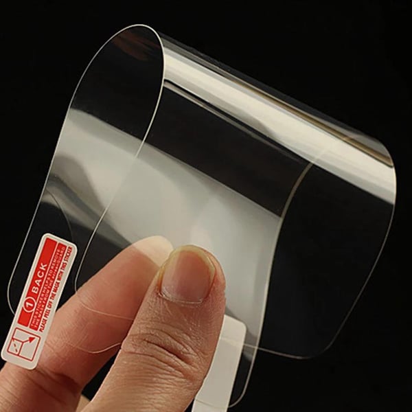 iPhone 12 3-PACK Mjukt Formbart Skärmskydd PET 9H 0,2mm
