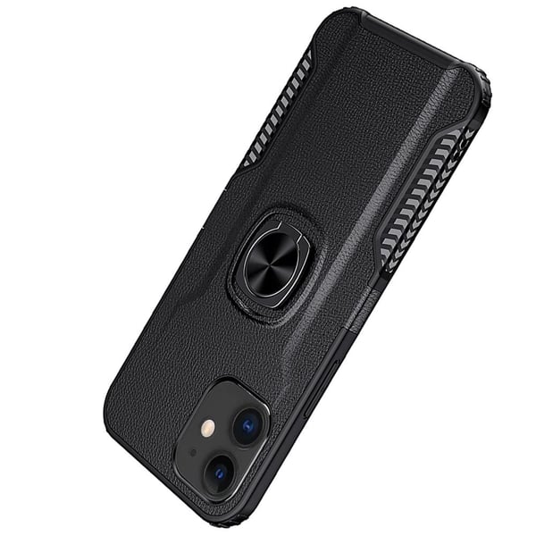 Genomtänkt Skal med Ringhållare (LEMAN) - iPhone 12 Mini