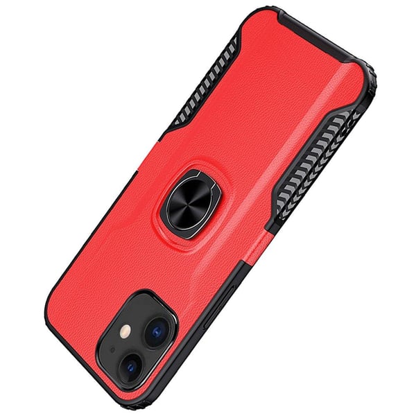 Genomtänkt Skal med Ringhållare (LEMAN) - iPhone 12 Mini