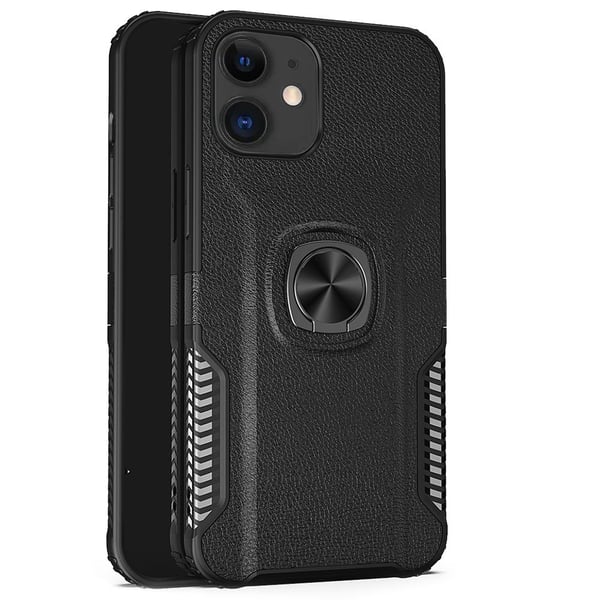 Genomtänkt Skal med Ringhållare (LEMAN) - iPhone 12 Mini