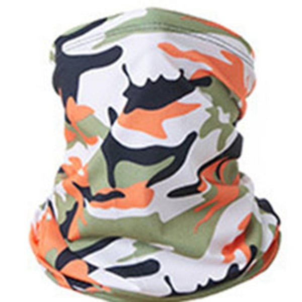 Bekväm Militär Kamouflage Halsduk, Ansiktsmask, Pannband