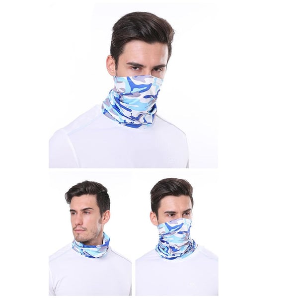 Bekväm Militär Kamouflage Halsduk, Ansiktsmask, Pannband