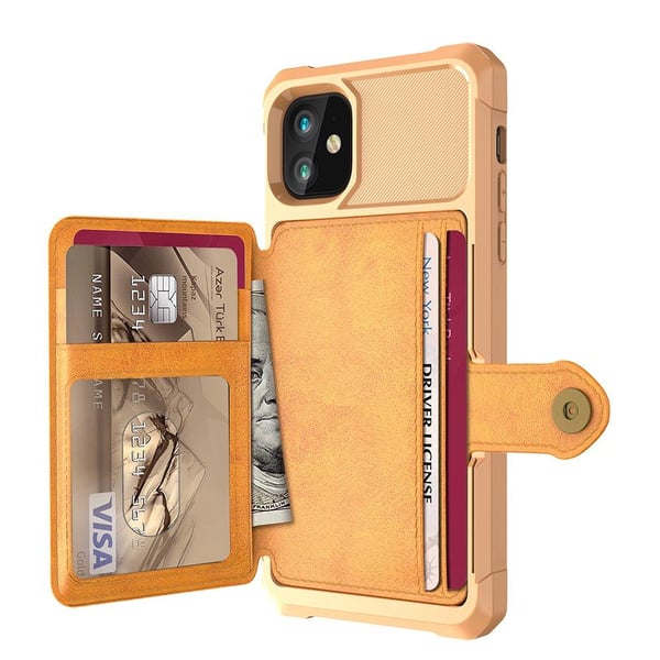 Stilsäkert Smidigt Skal med Kortfack - iPhone 12 Mini