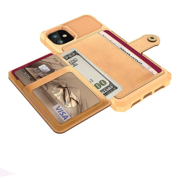 Stilsäkert Smidigt Skal med Kortfack - iPhone 12 Mini