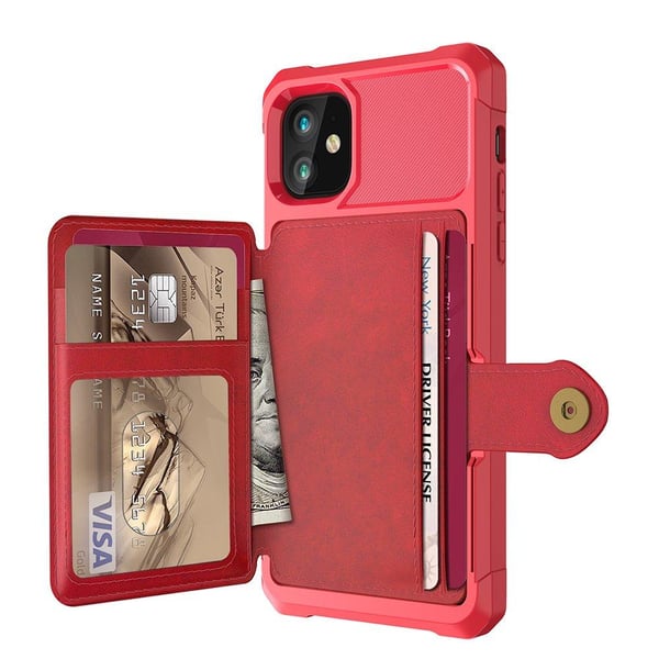 Stilsäkert Smidigt Skal med Kortfack - iPhone 12 Mini