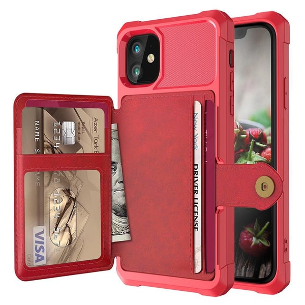 Stilsäkert Smidigt Skal med Kortfack - iPhone 12 Mini