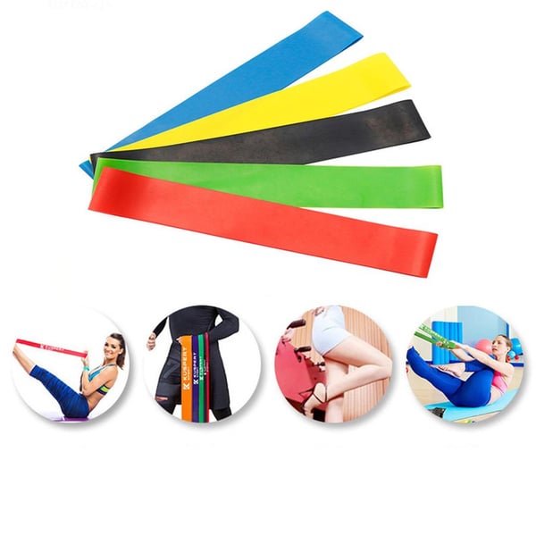 Kraftfullt Smidigt Tränings Gummiband (Olika Motstånd)