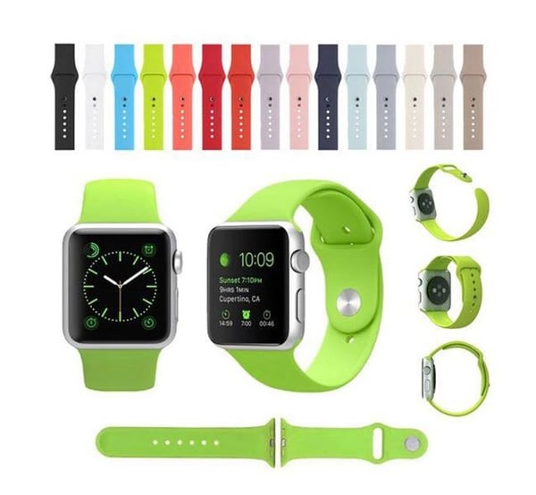 Apple Watch 38/40/41mm -  NORTH EDGE Stilrena Silikonarmband