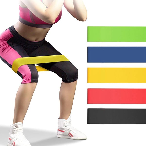 Kraftfullt Smidigt Tränings Gummiband (Olika Motstånd)