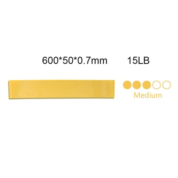 Kraftfullt Smidigt Tränings Gummiband (Olika Motstånd)