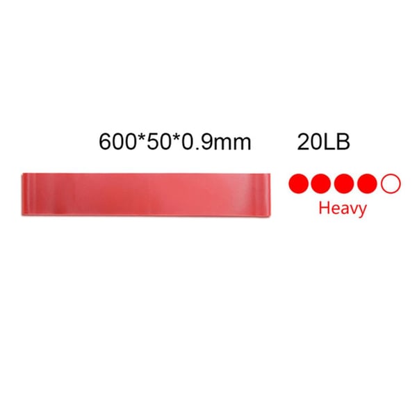 Kraftfullt Smidigt Tränings Gummiband (Olika Motstånd)