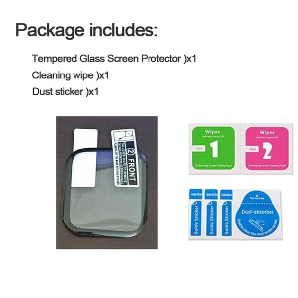 Apple Watch S1/S2/S3 38/42mm Mjukt Skärmskydd PET + PMMA