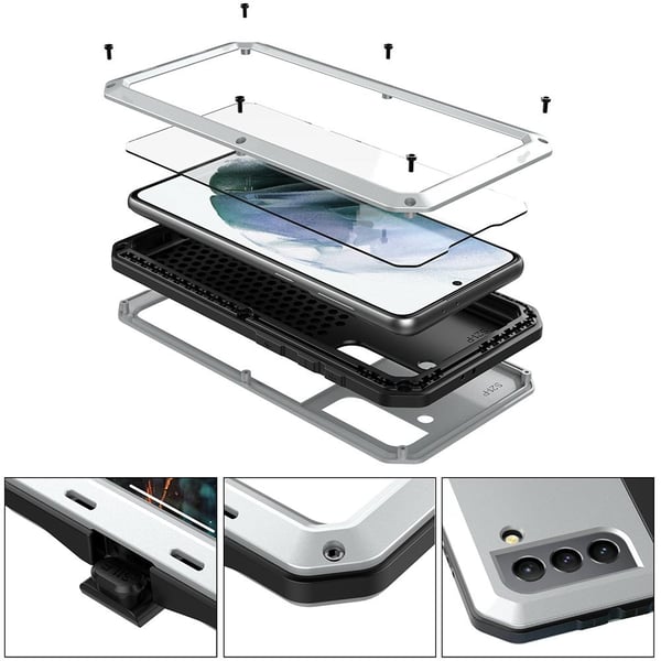 Slitstarkt Skyddande Aluminium Skal - Samsung Galaxy S21 Plus