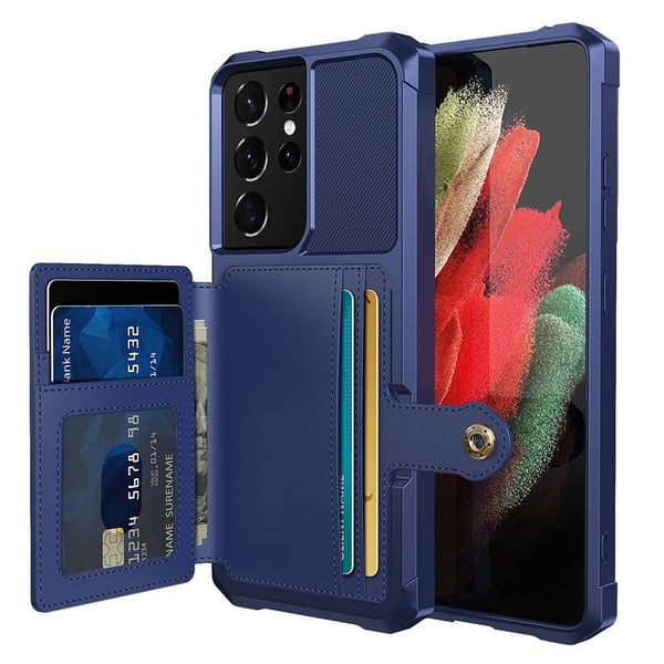 Exklusivt Skal med Korthållare - Samsung Galaxy S21 Ultra