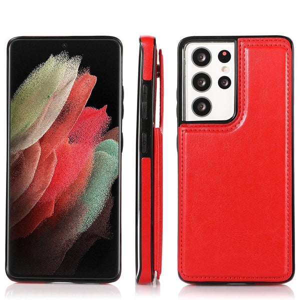 Stilsäkert Skal med Kortfack - Samsung Galaxy S21 Ultra