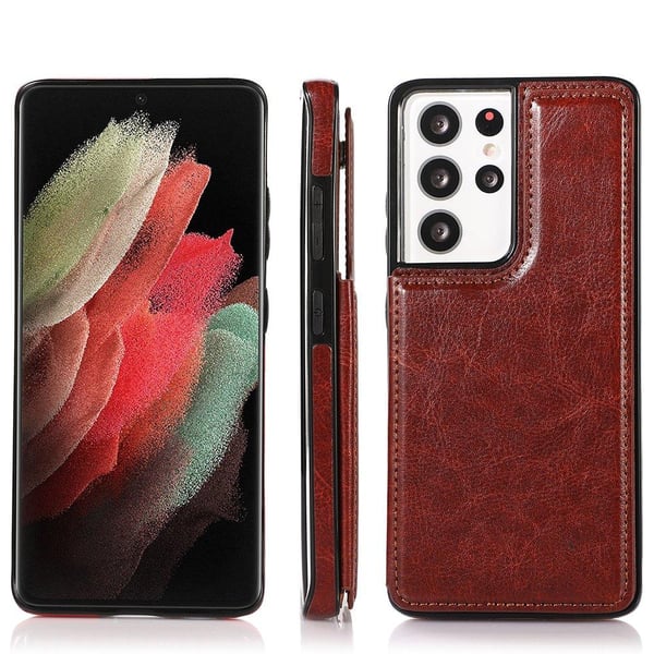Stilsäkert Skal med Kortfack - Samsung Galaxy S21 Ultra