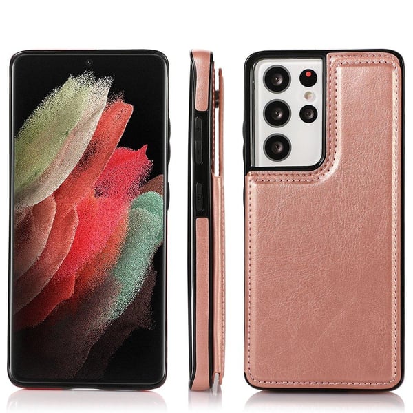 Stilsäkert Skal med Kortfack - Samsung Galaxy S21 Ultra