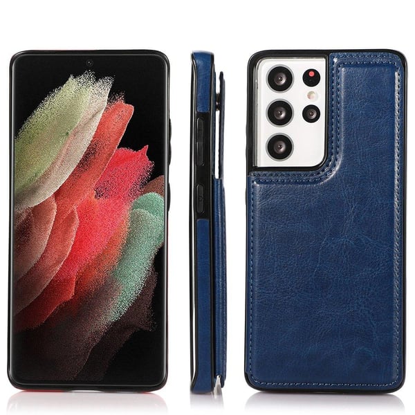 Stilsäkert Skal med Kortfack - Samsung Galaxy S21 Ultra