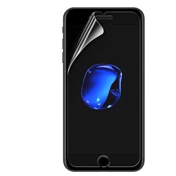 2-PACK iPhone 8 Mjukt Framsida & Baksida Skärmskydd PET 9H 0,2mm