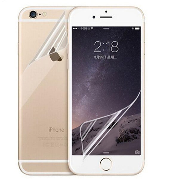 2-PACK iPhone SE (2020) Framsida & Baksida Skärmskydd PET 0,2mm