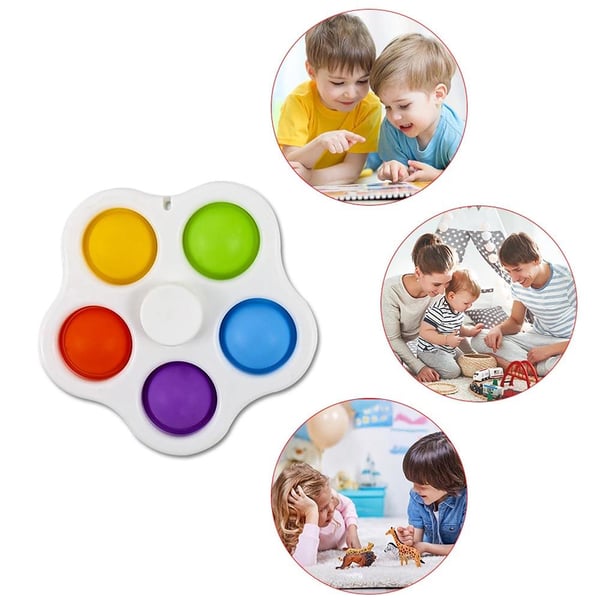 Hållbar Blomma Fidget Toy / Fidget Leksak / Simple Dimple Pop It