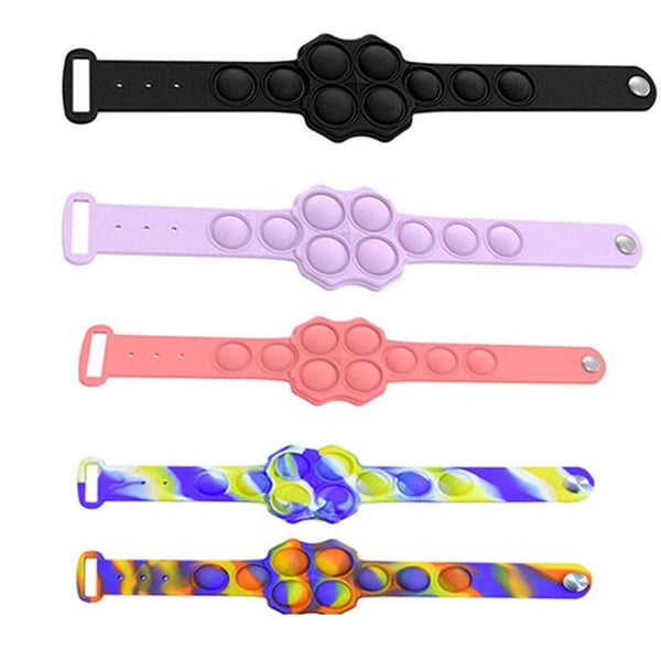 Anti-Stress Fidget Toy Armband Pop It Simple Dimple