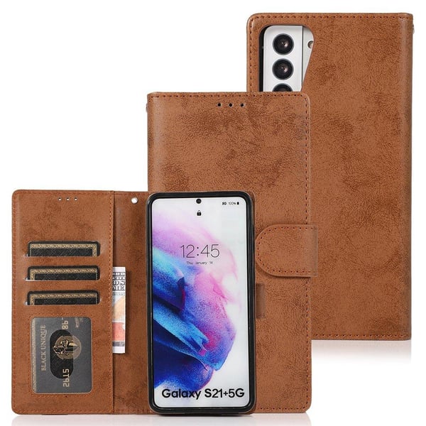 Genomtänkt Plånboksfodral (LEMAN) - Samsung Galaxy S21 Plus