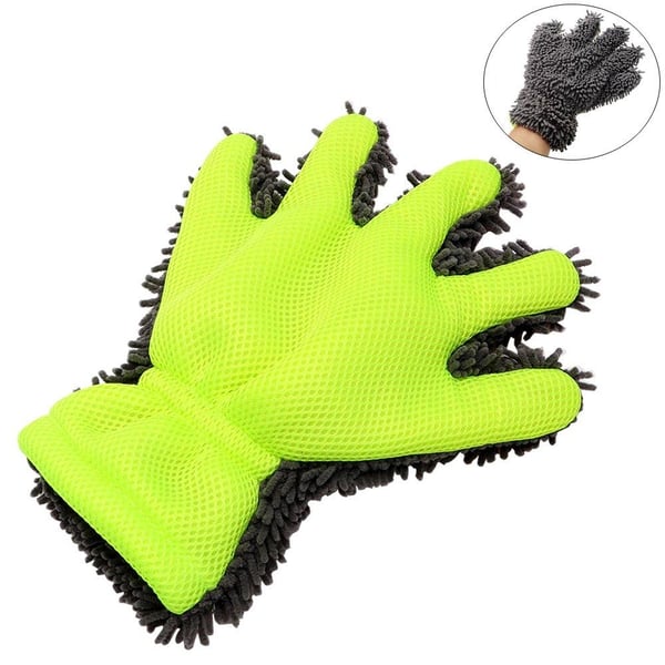 Praktisk Microfiber Rengöringshandske för Fordon ONE SIZE