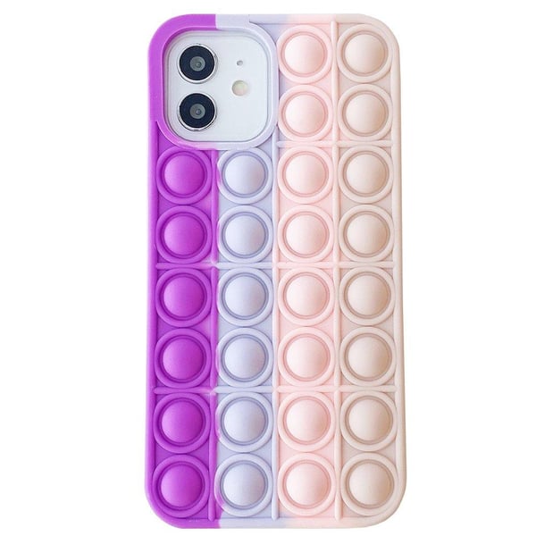 Stötdämpande Fidget Pop It Silikonskal - iPhone 12