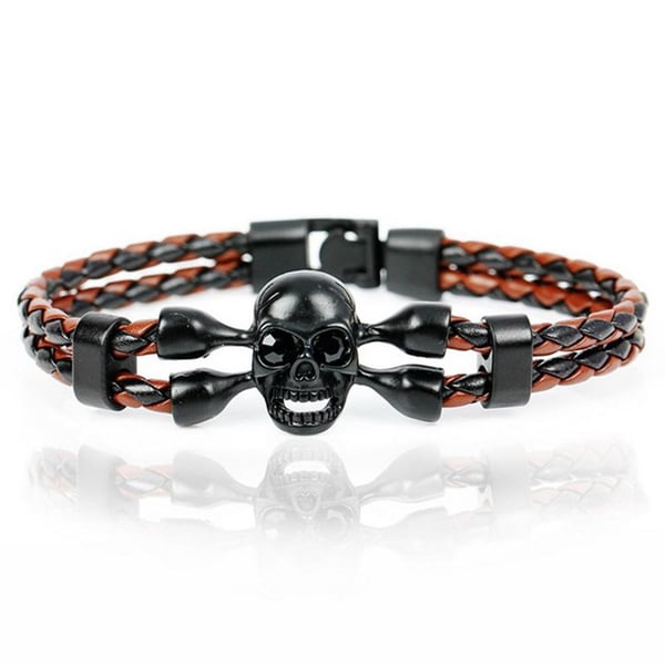 Stilsäkert Slittåligt Rockigt Döskalle Skull Armband