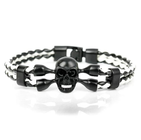 Stilsäkert Slittåligt Rockigt Döskalle Skull Armband