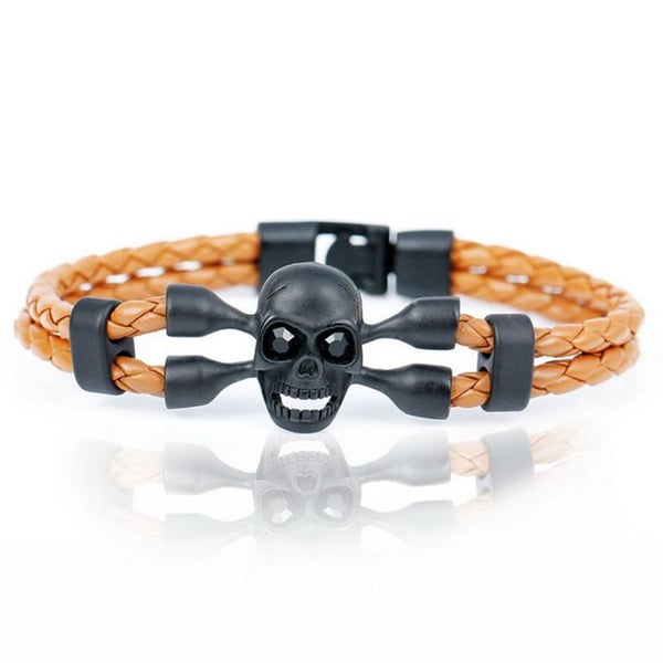 Stilsäkert Slittåligt Rockigt Döskalle Skull Armband