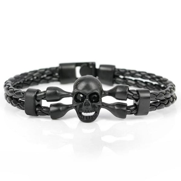 Stilsäkert Slittåligt Rockigt Döskalle Skull Armband
