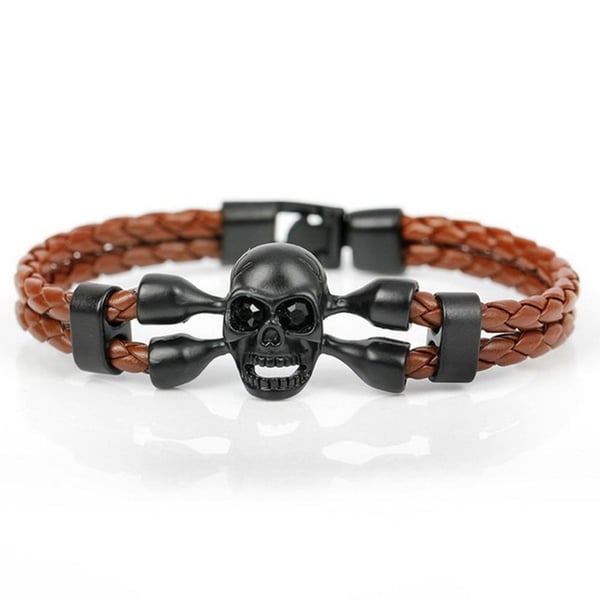 Stilsäkert Slittåligt Rockigt Döskalle Skull Armband