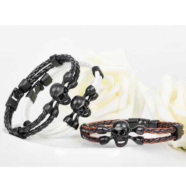 Stilsäkert Slittåligt Rockigt Döskalle Skull Armband