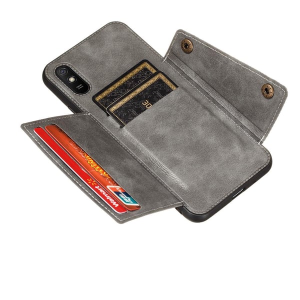 Genomtänkt Skal med Kortfack - Xiaomi Redmi 9AT