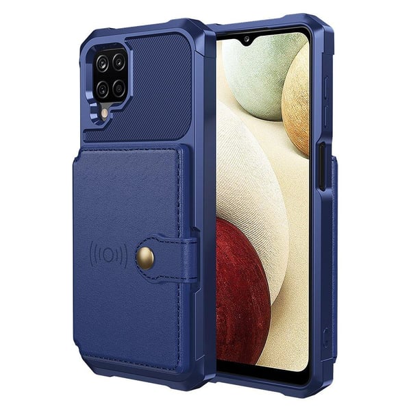 Stilsäkert Smidigt Skal med Kortfack - Samsung Galaxy A12
