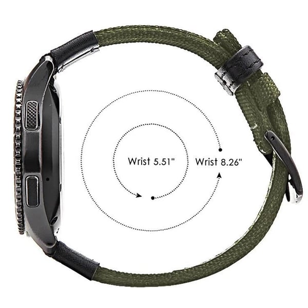 Stilsäkert Nylonarmband - Samsung Galaxy Watch S3 Frontier
